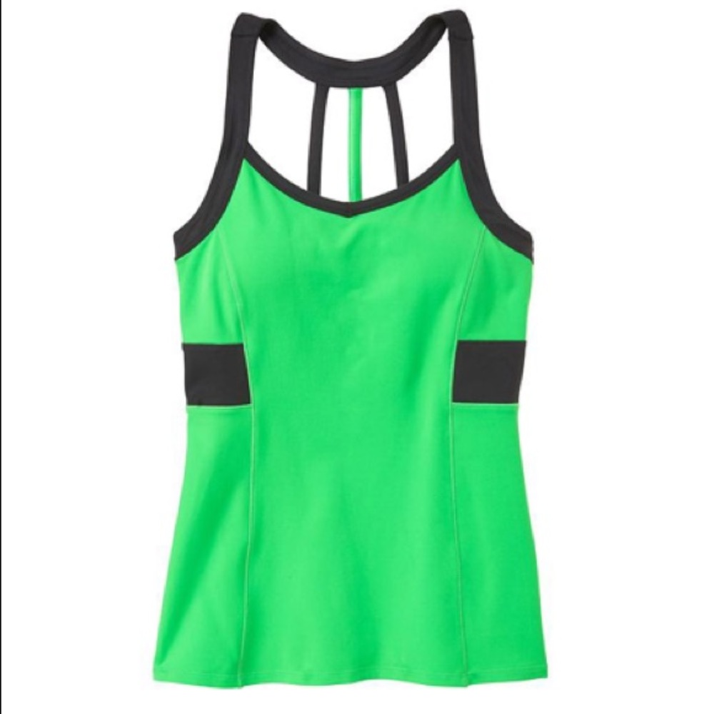 Athleta Prisma Tank - Toucan green size ST